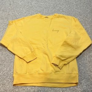 Yellow pacsun pullover